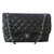 Chanel Jumbo Black Leather  ref.72815