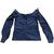 Yves Saint Laurent Top Coton Elasthane Polyamide Noir  ref.72860