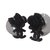Chanel Earrings Black Resin  ref.72892