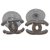 Chanel Earrings Silvery Steel  ref.72896