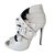 new philipp plein ankle boots Grey Leather  ref.72962