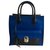 BALENCIAGA WORK XS PADLOCK NEU Schwarz Blau Leder Python  ref.73014