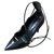 Louis Vuitton Heels Black Leather  ref.73090