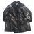 Sprung Frères Coats, Outerwear Black Leather  ref.73100