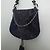 Borsa Messenger Ikks Blu Pelle Effetto Velluto - vista 2