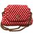 Chanel Tweed Red / White Flap bag Cotton  ref.73200