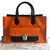 Balenciaga Handbags Black Orange Leather Python  ref.73234