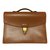 Balmain Bags Briefcases Copper Leather  ref.73259