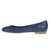 Balenciaga flache Ballerina-Schuhe Blau Leder  ref.73524