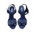 Miu Miu sandals Blue Leather  ref.73651