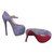 Christian Louboutin Lady highness Suede Violet  ref.73681