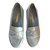 Chanel Flats Blue Patent leather  ref.73687