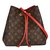 Noe Louis Vuitton Neo Noé Brown Red Leather Cloth  ref.73732