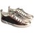 Louis Vuitton scarpe da ginnastica Argento Pelle verniciata  ref.73813