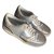 Louis Vuitton sneakers Silvery Leather  ref.73814