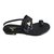 Chanel sandals Black Leather  ref.73845