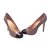 Chanel Pumps Taupe Leather  ref.73881