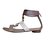 Fendi sandals Brown Beige Cream Leather  ref.73960