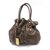 Borsa Marc Jacobs in pelle martellata marrone