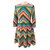 Valentino robe Multiple colors Silk  ref.245343