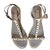 Bcbg Max Azria sandals Silvery Leather  ref.74086