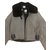 Hermès Jacket Grey Dark brown Cashmere Fur  ref.74547