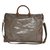 Pierre Cardin Travel bag Brown Khaki Patent leather Cloth  ref.74627