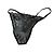 Autre Marque Charlott Lingerie String aus schwarzer Spitze