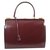 Hermès Doctor Bag Dark red Leather  ref.74678