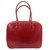 Hermès Feder Rot Exotisches Leder  ref.74687