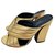 Gucci Mules Sandals Golden Leather  ref.74756