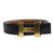 Constance Hermès belt Black Dark brown Leather  ref.74777