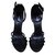 Fendi sandals Black Leather  ref.74881