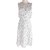 Givenchy Vestido com envoltório de ombro Preto Branco Algodão  ref.74883