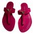 Louis Vuitton sandals Pink Leather  ref.74966