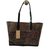 Burberry Reversible Canvas Tote Handbag Dark brown  ref.74989