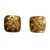 Chanel Brincos Dourado Metal  ref.75003