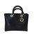 Christian Dior Diorissimo Black Leather  ref.75042