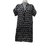 Gerard Darel Dresses Black White Silk Cotton  ref.75306