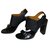 Chloé sandals Black Leather  ref.75327