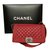 Chanel Boy Rot Leder  ref.75369
