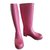 Louis Vuitton rosa Regenstiefel Pink Gummi  ref.75393