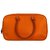 Hermès Feder Orange Leder  ref.75443