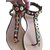 Aquazzura sandali Marrone Multicolore Pelle Metallo Perla  ref.75455