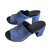 Autre Marque Sandales Cuir Bleu  ref.75620