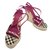 Burberry sandals Pink Cloth  ref.75624