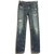 Comme Des Garcons Ripped Straight Jeans Blue Cotton  ref.75652