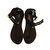 Steve Madden Sandalen Schwarz Leder  ref.75718