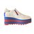 Stella Mc Cartney Plataforma de zapatillas Elyse. Blanco Sintético  ref.75785