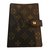 Louis Vuitton Purses, wallets, cases Dark brown Leather Cloth  ref.75843